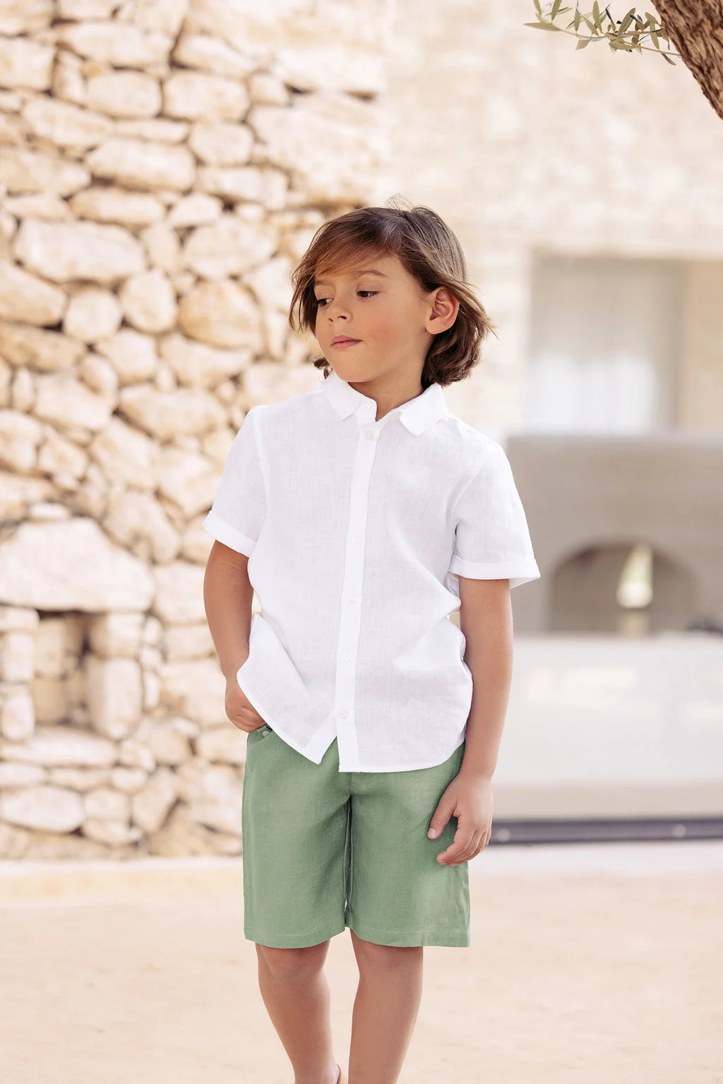 Short vert foncé