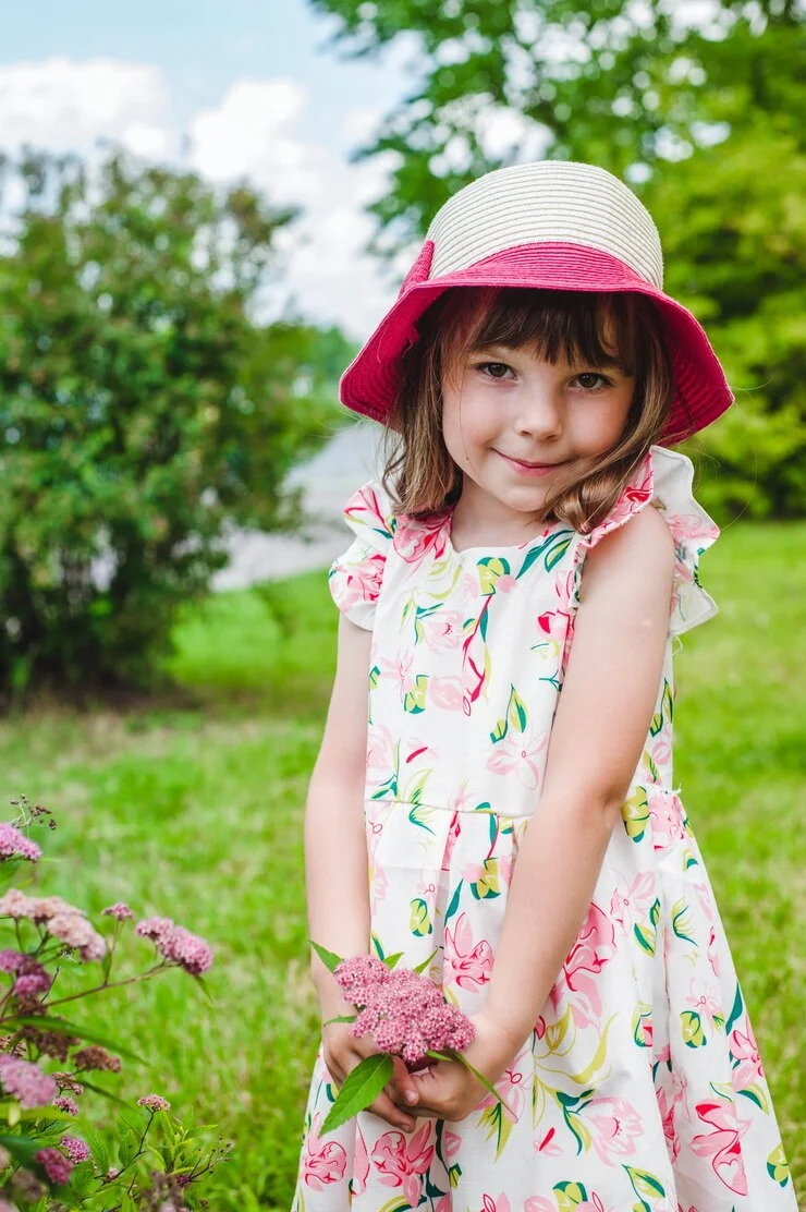 Robe colorée rose